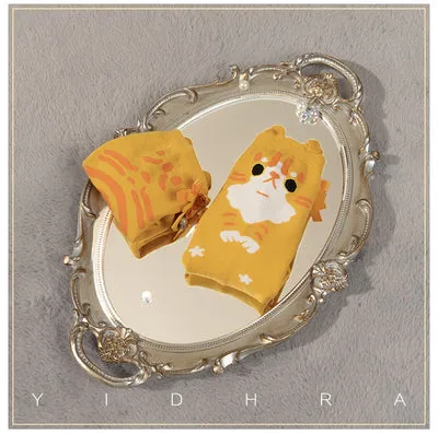 Yidhra~Cute Cat Cotton Lolita Socks