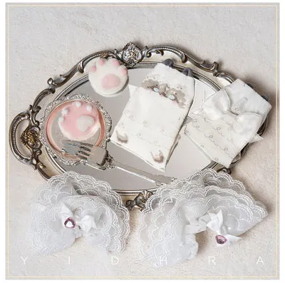 Yidhra~Cute Cat Cotton Lolita Socks