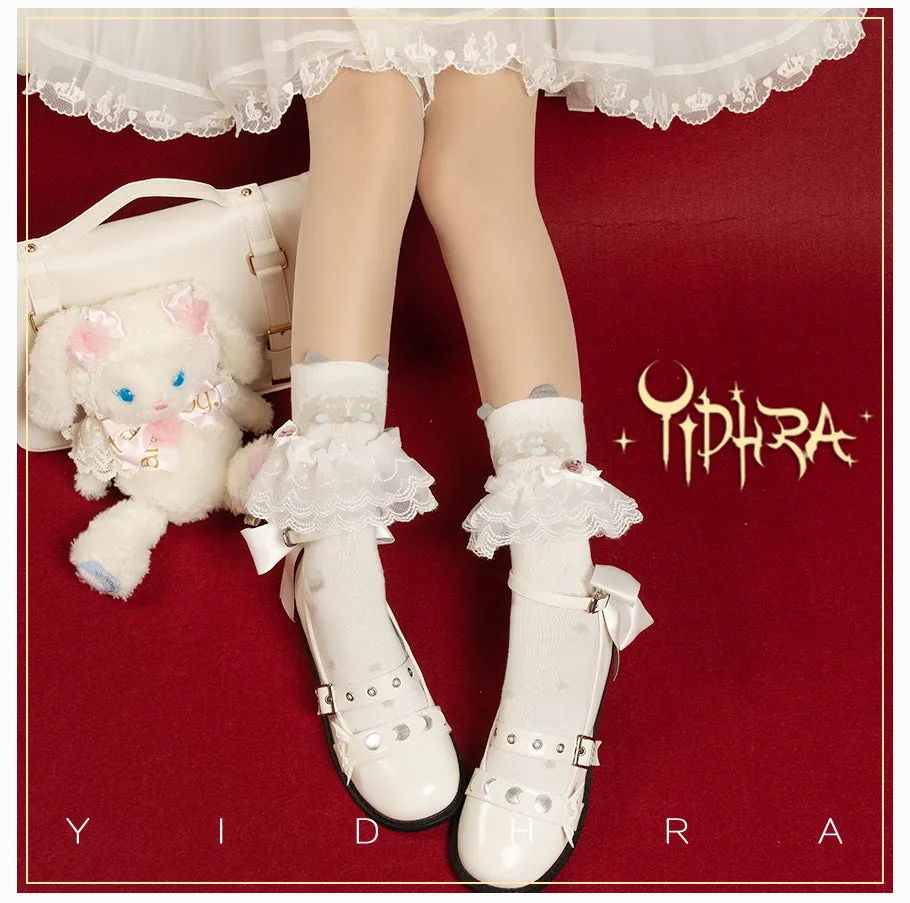 Yidhra~Cute Cat Cotton Lolita Socks