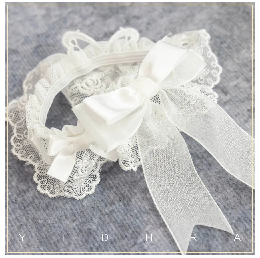 Yidhra~Nightingale and Rose~Gothic Lolita Socks Rose Lace Socks