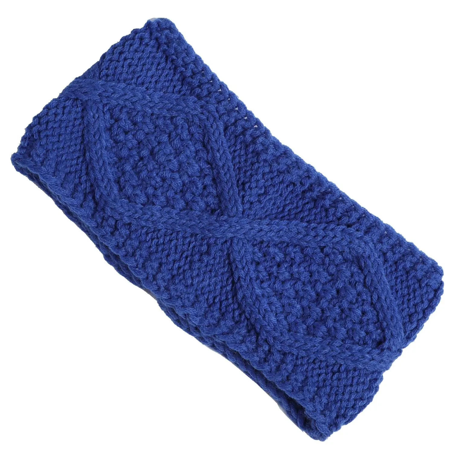 YOLAI Headbands for Women Fashion Wide Hairband Sports Yoga Workout Head Bands for Makeup Washing Face (Blue, One Size)