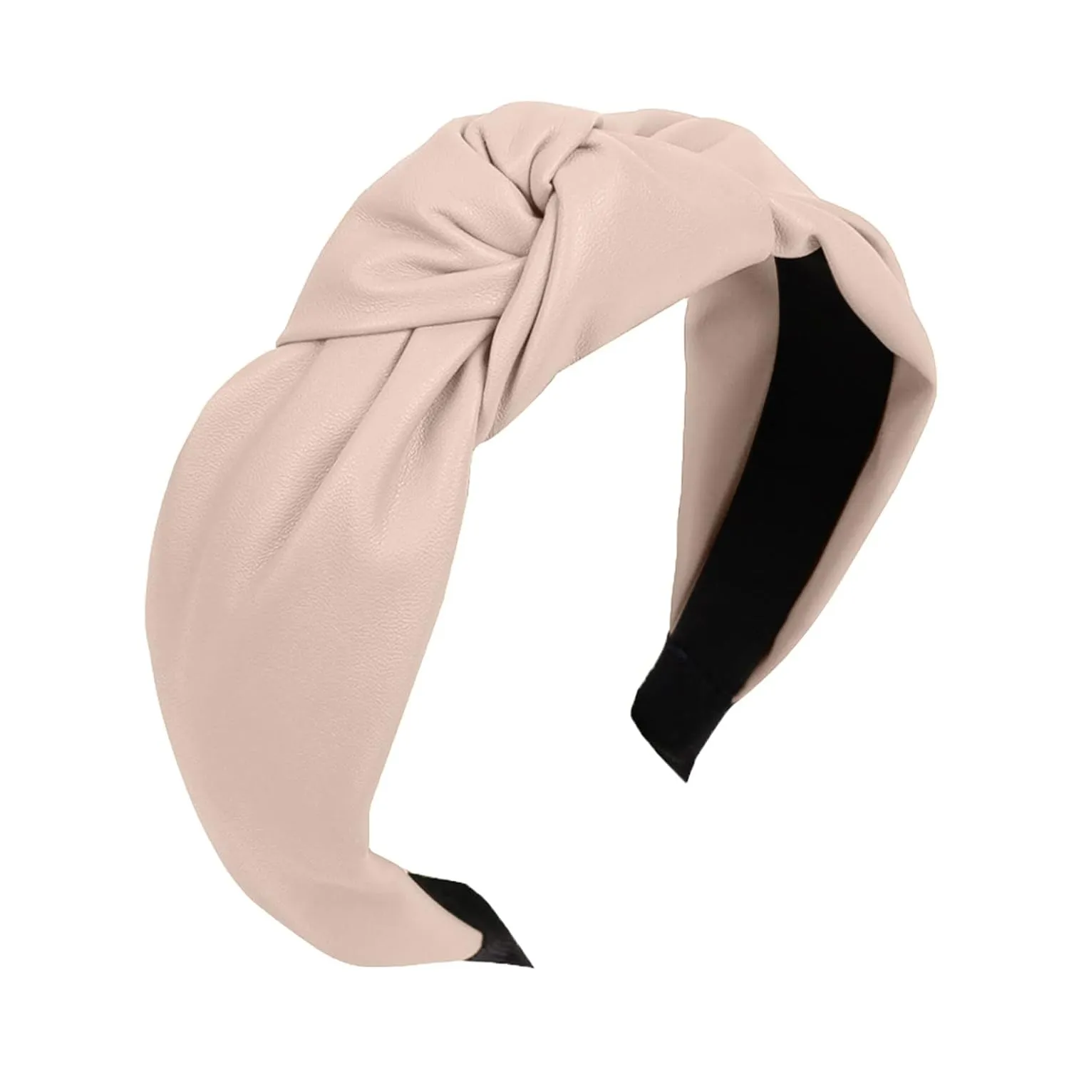 YOLAI Headbands for Women Girls Elastic Head Bands Hair Long Thick Hairband Non Slip Wide Hairhoop (Khaki, One Size)