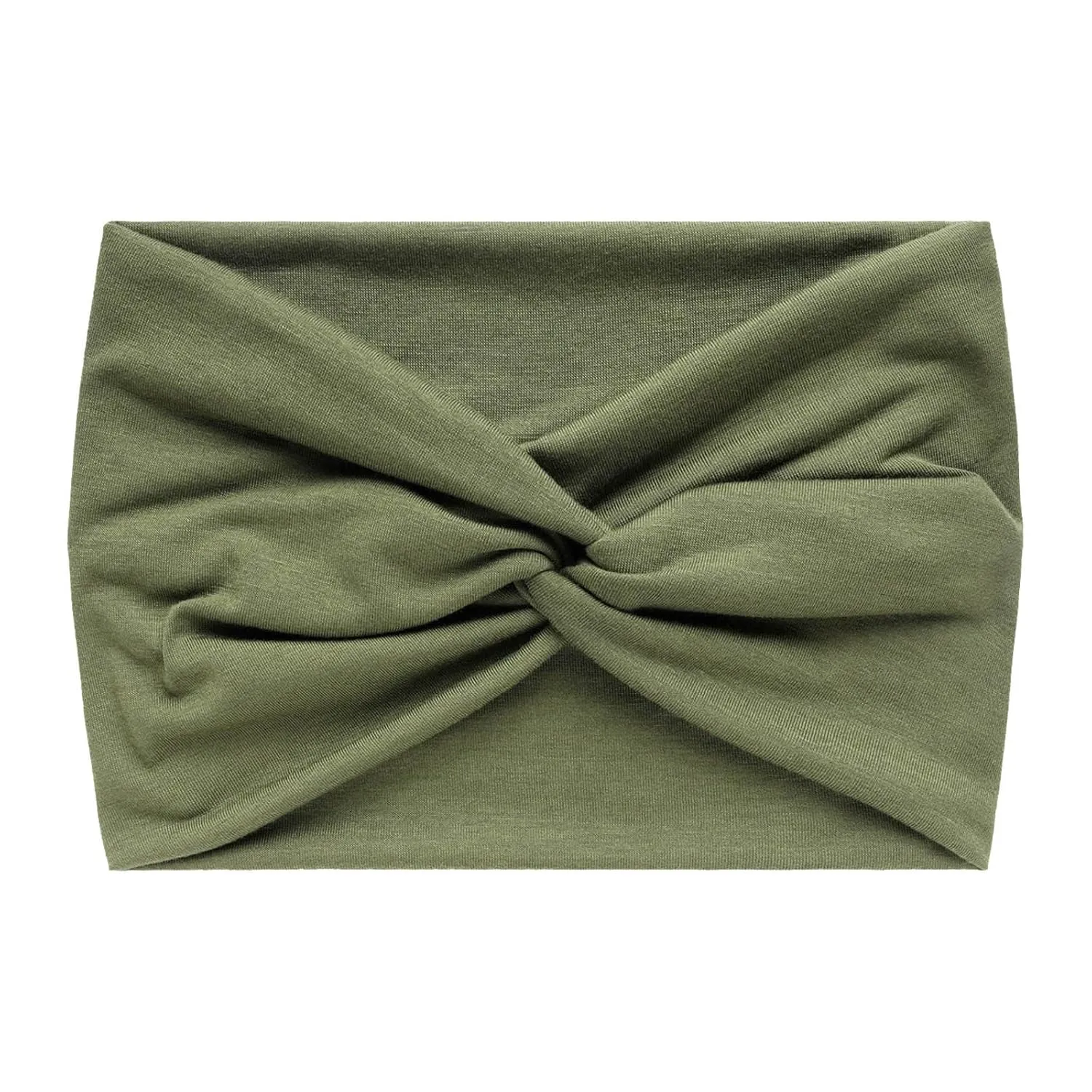 YOLAI Headbands for Women Solid Hair Bands Stretchy Sweat Bands Headbands Fashion Hair Accessories for Women (AG, One Size)
