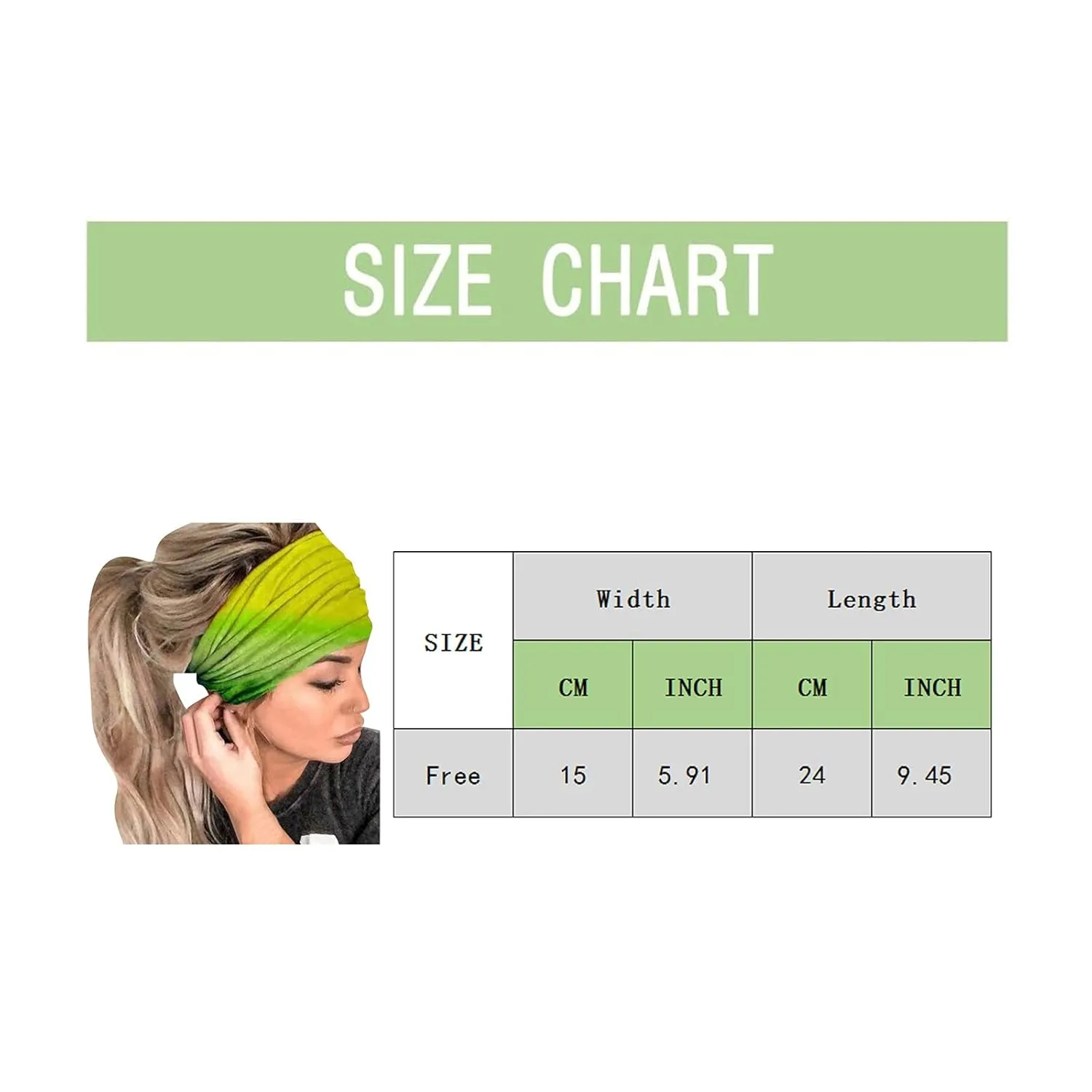 YOLAI Yoga Headbands for Women Non Slip Elastic Hairbands Head Accessories Hairbands for Sports Fitness Running (Khaki, One Size)