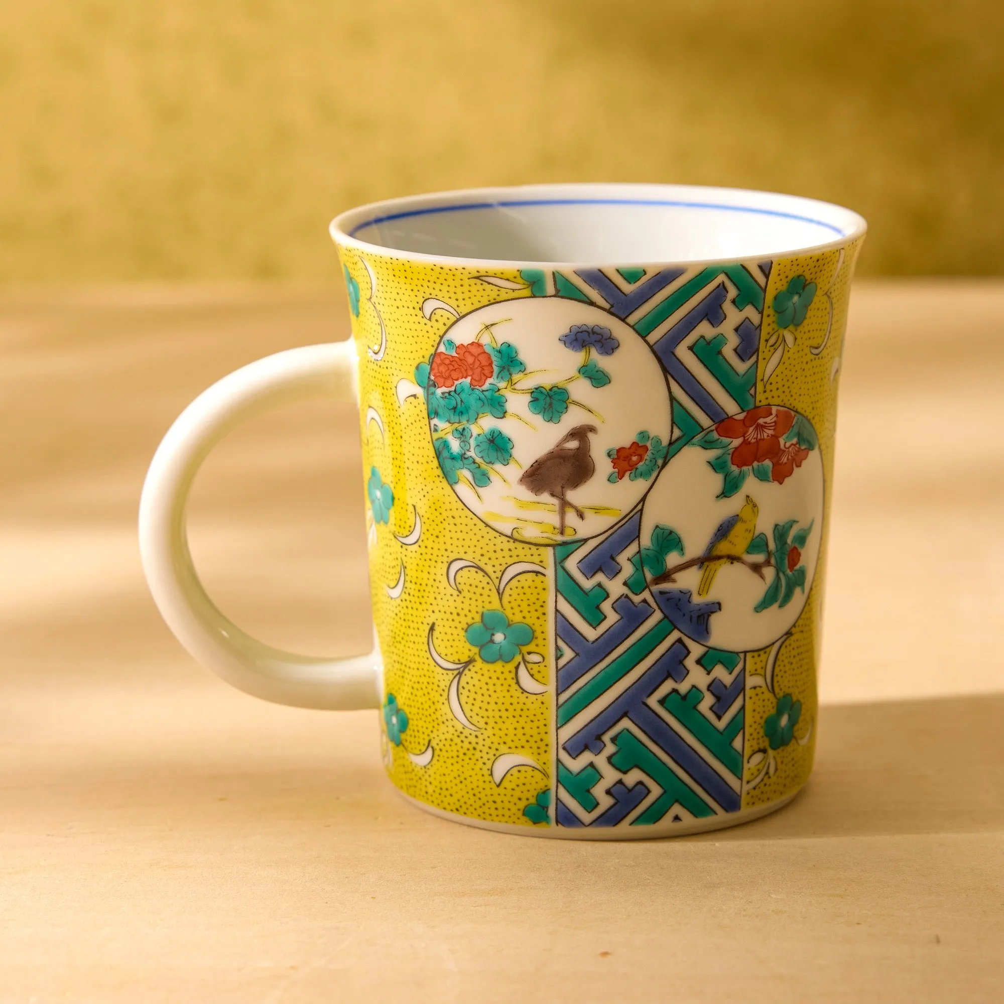 Yoshidaya Kutani Ware Mug