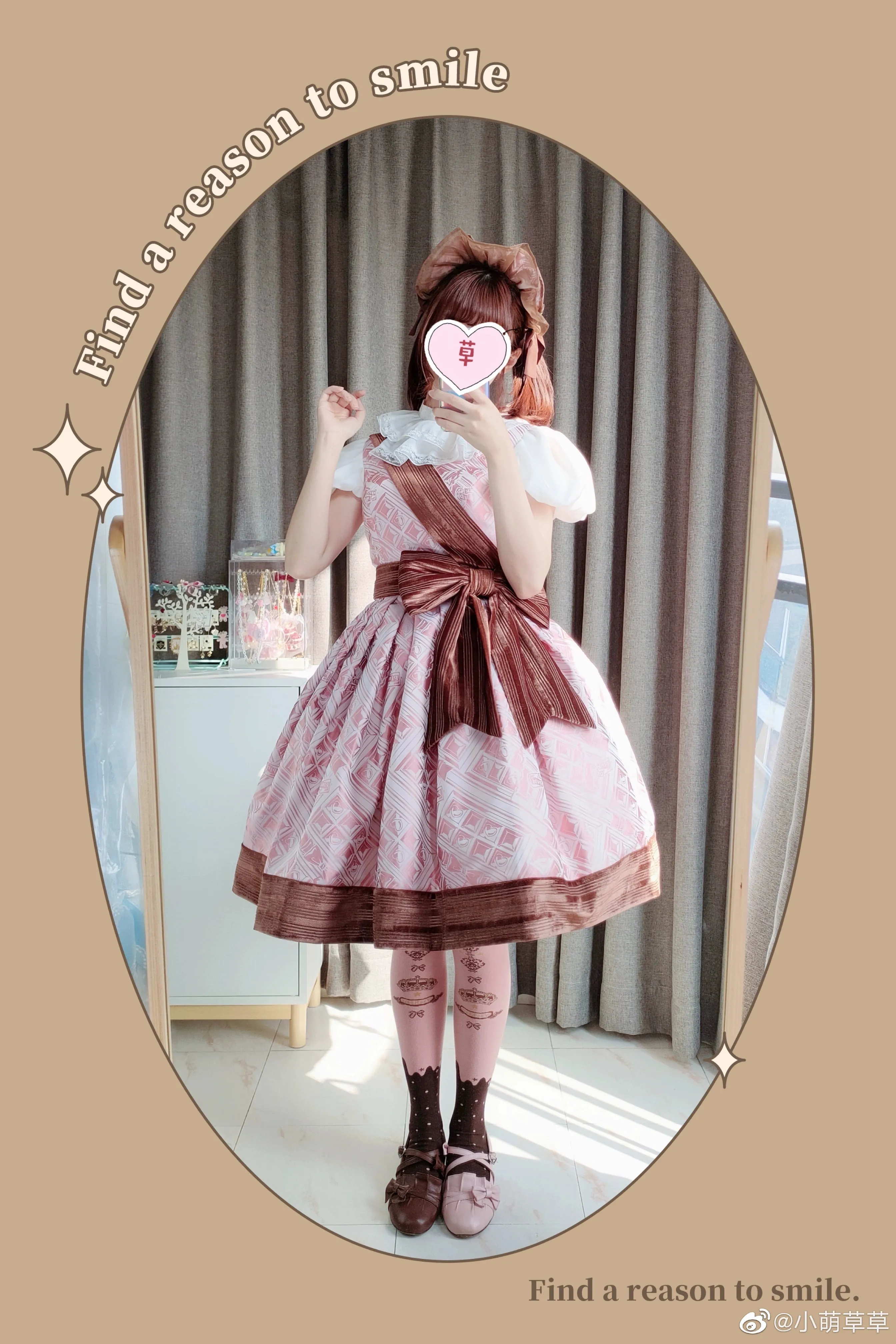 Yukines Box~Retro Lolita Chocolate Color Cotton Socks
