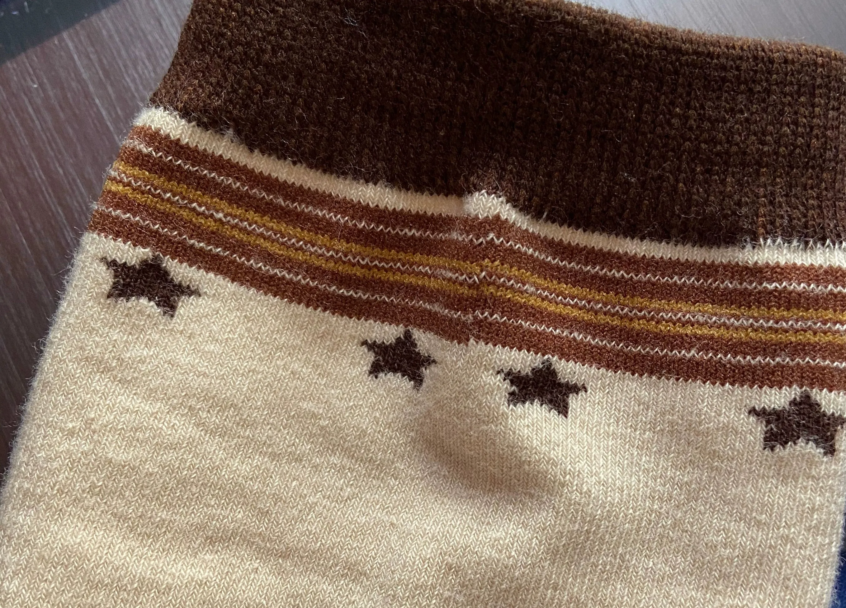 Yukines Box~Retro Lolita Chocolate Color Cotton Socks