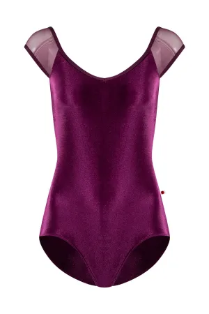Yumiko "Nina Mesh" Cap Sleeve Leotard
