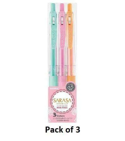 Zebra SARASA Milk Color Gel Pen Set