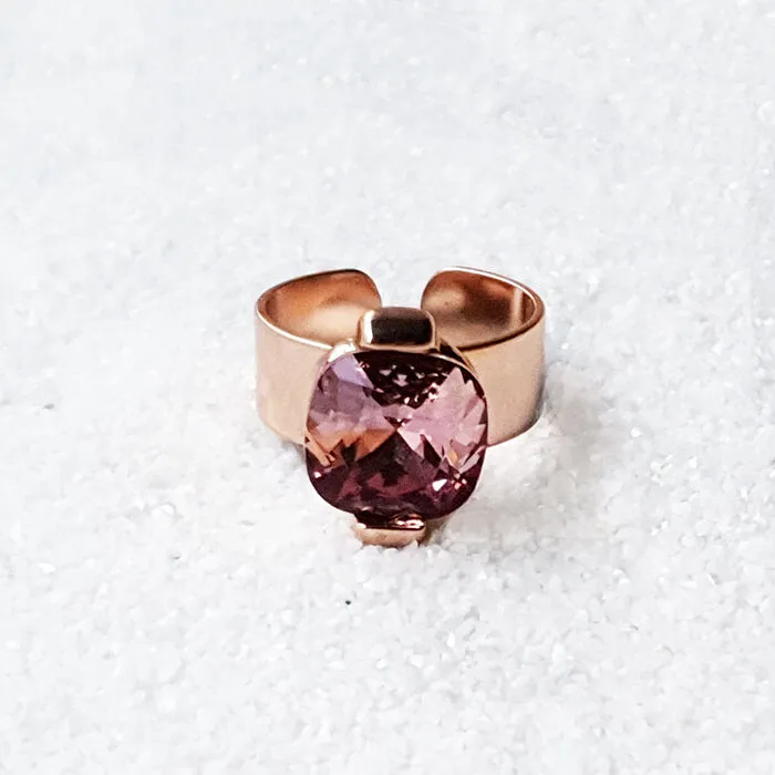 Zene Glam Swarovski Statement Ring