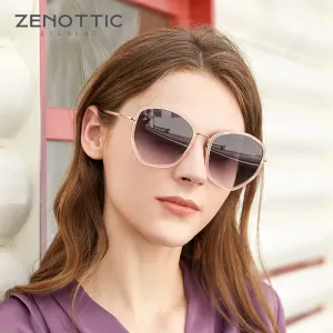 ZENOTTIC UV400 Protection Butterfly Sunglasses Oversized Shade for Women