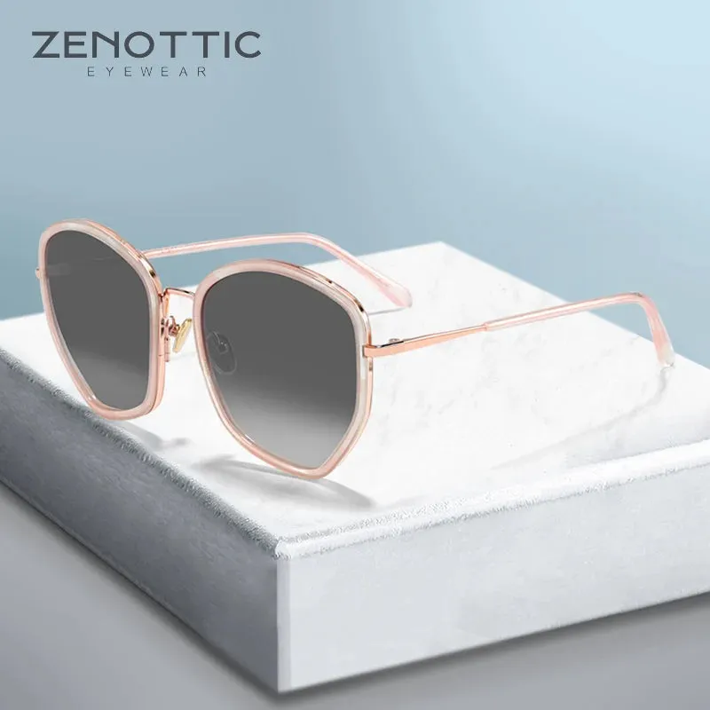 ZENOTTIC UV400 Protection Butterfly Sunglasses Oversized Shade for Women
