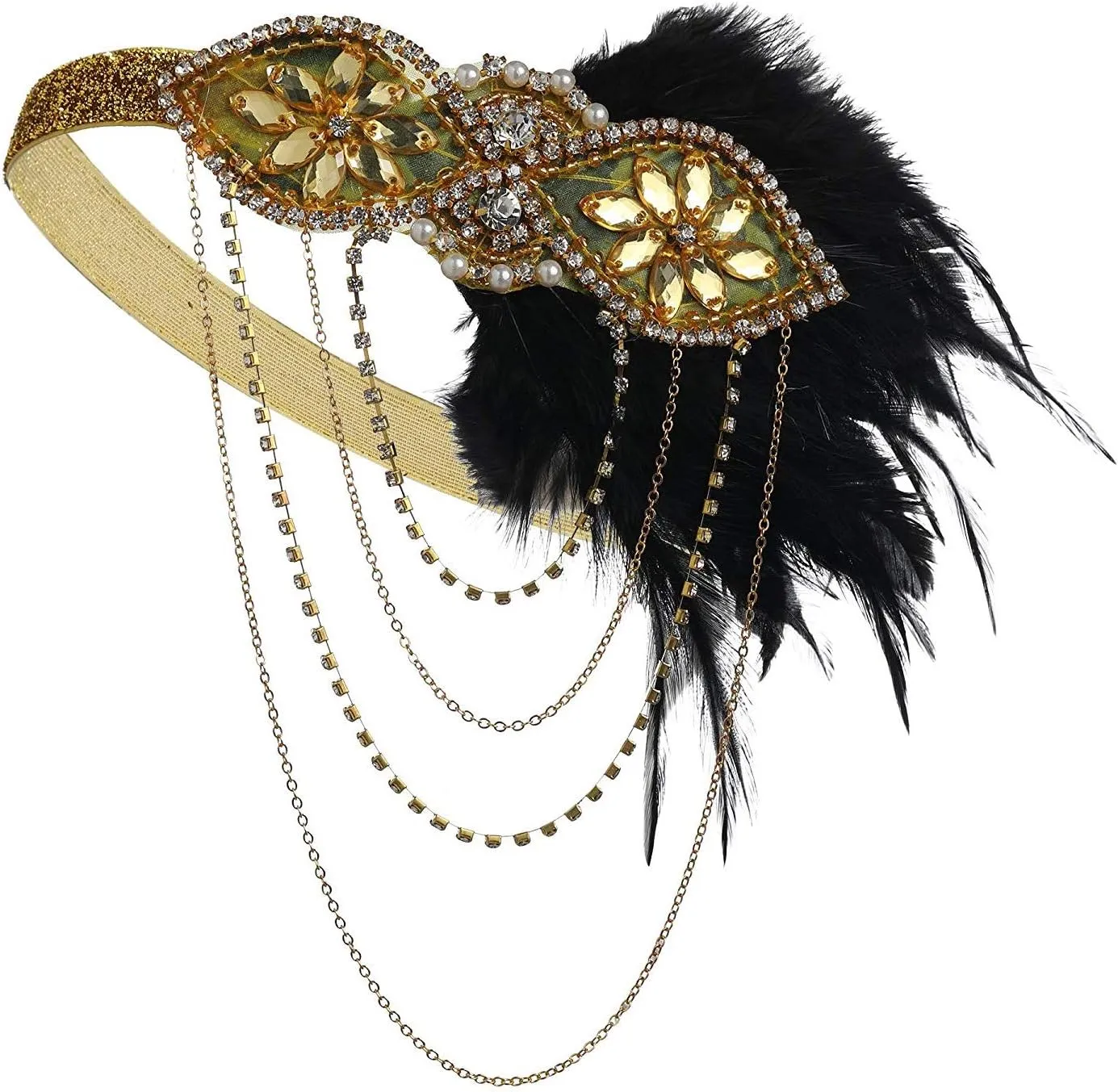 ZeroShop 1920s Flapper Accessories Set for Roaring 20s Costumes