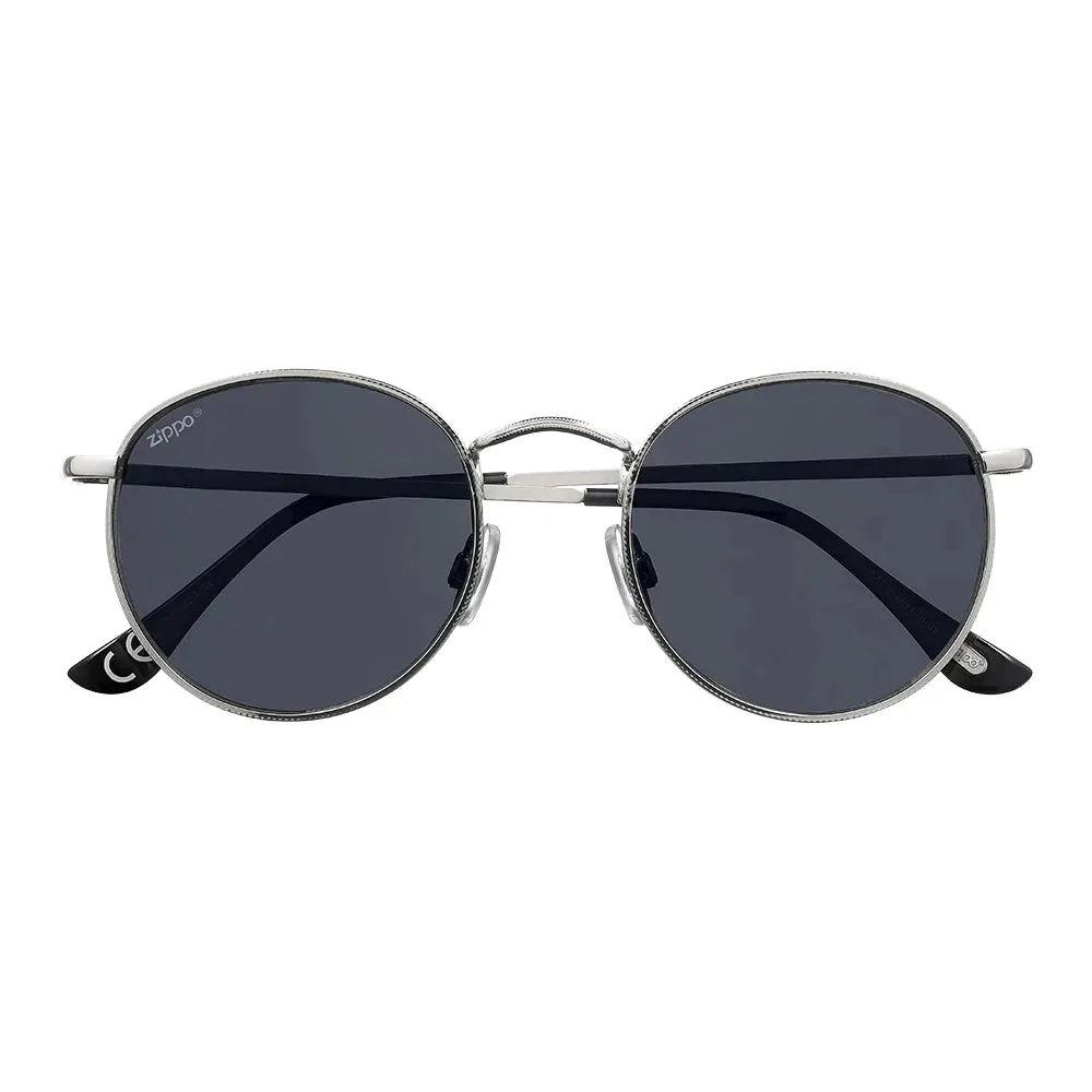 ZIPPO SUNGLASSES NAVY BLUE SILVER
