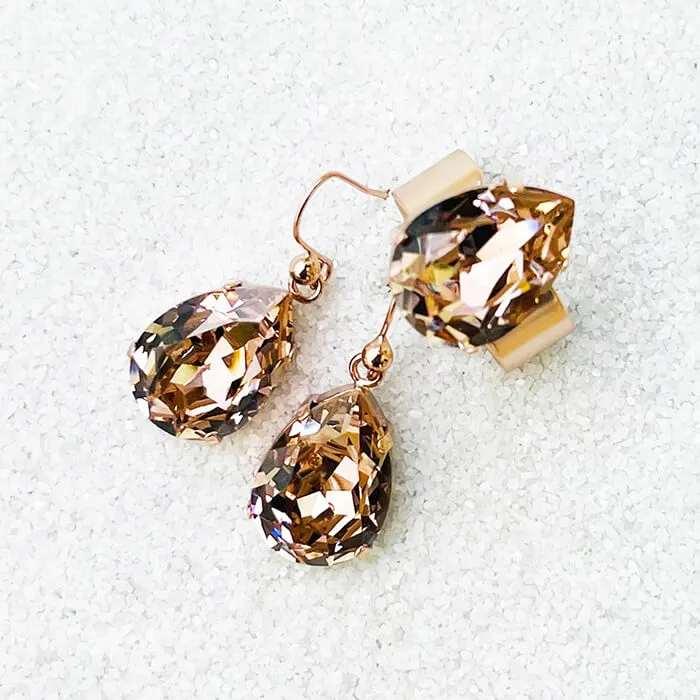 Zowie Rose Gold Swarovski Ring