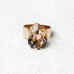 Zowie Rose Gold Swarovski Ring