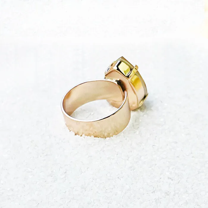 Zowie Rose Gold Swarovski Ring
