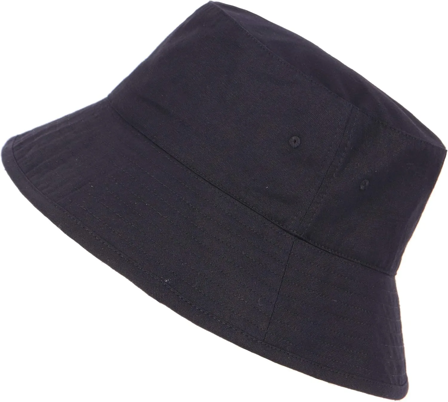 Zylioo XXL Oversize 100% Cotton Bucket Hat,Adjustable Floppy Fishing Hat,Big Size Travel Sun Hat