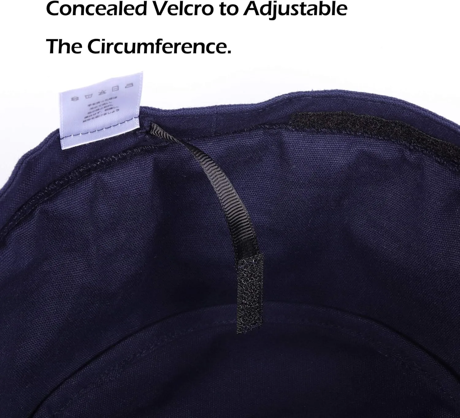 Zylioo XXL Oversize 100% Cotton Bucket Hat,Adjustable Floppy Fishing Hat,Big Size Travel Sun Hat