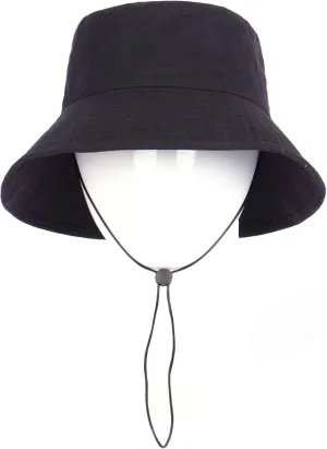 Zylioo XXL Oversize 100% Cotton Bucket Hat,Adjustable Floppy Fishing Hat,Big Size Travel Sun Hat