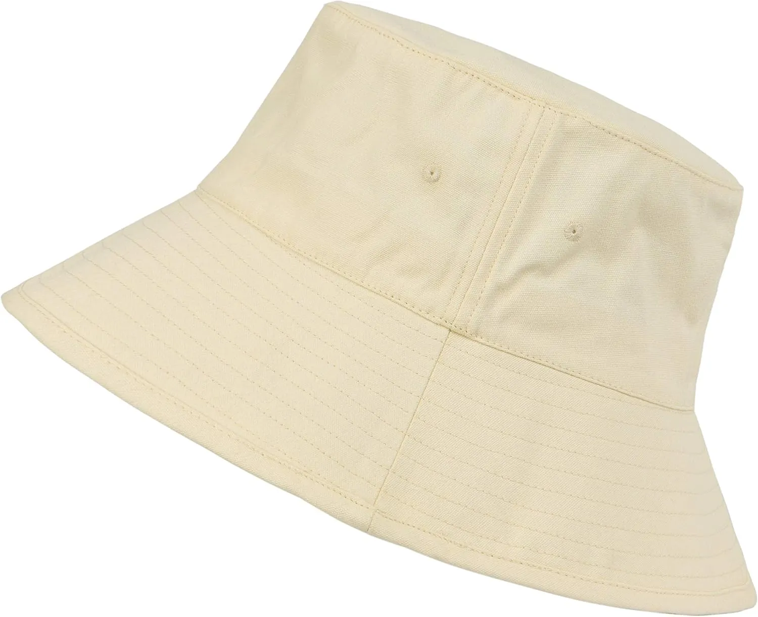 Zylioo XXL Oversize 100% Cotton Bucket Hat,Adjustable Floppy Fishing Hat,Big Size Travel Sun Hat